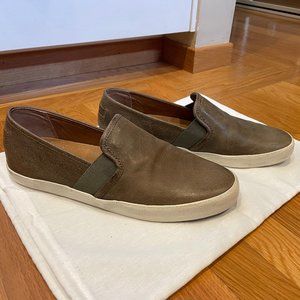 Frye Company Dylan 3479264-ASH SlipOn Sneakers Women's Shoes Brown Leather 8.5